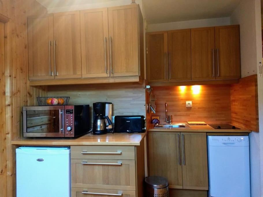 T2 Pour 4 Pers Style Chalet Pied Des Pistes Bolquere Pyrenees 2000 外观 照片